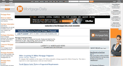 Desktop Screenshot of mortgagedaily.com